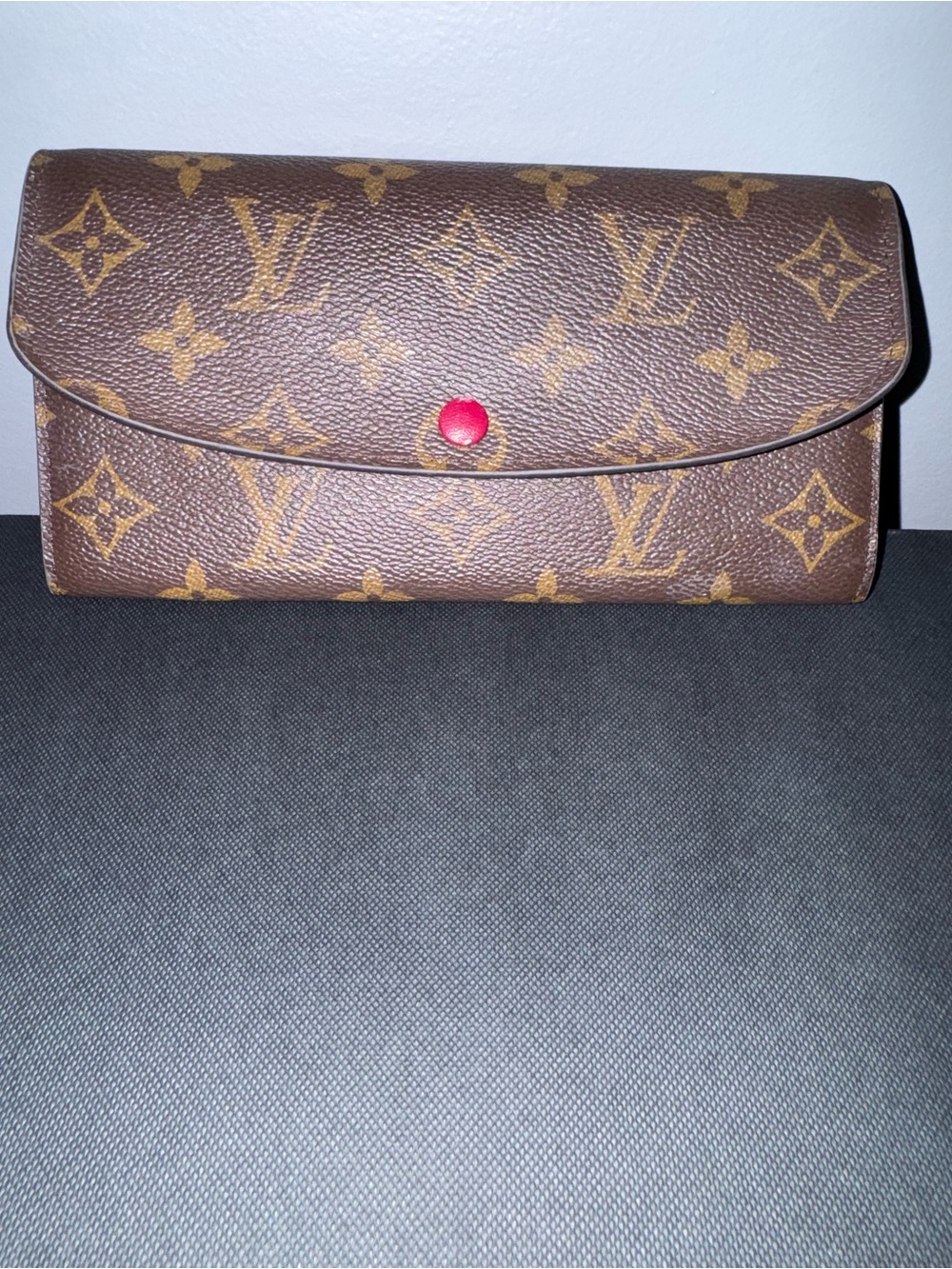Authentic Louis Vuitton Emile Monogram and Pivone Wallet
